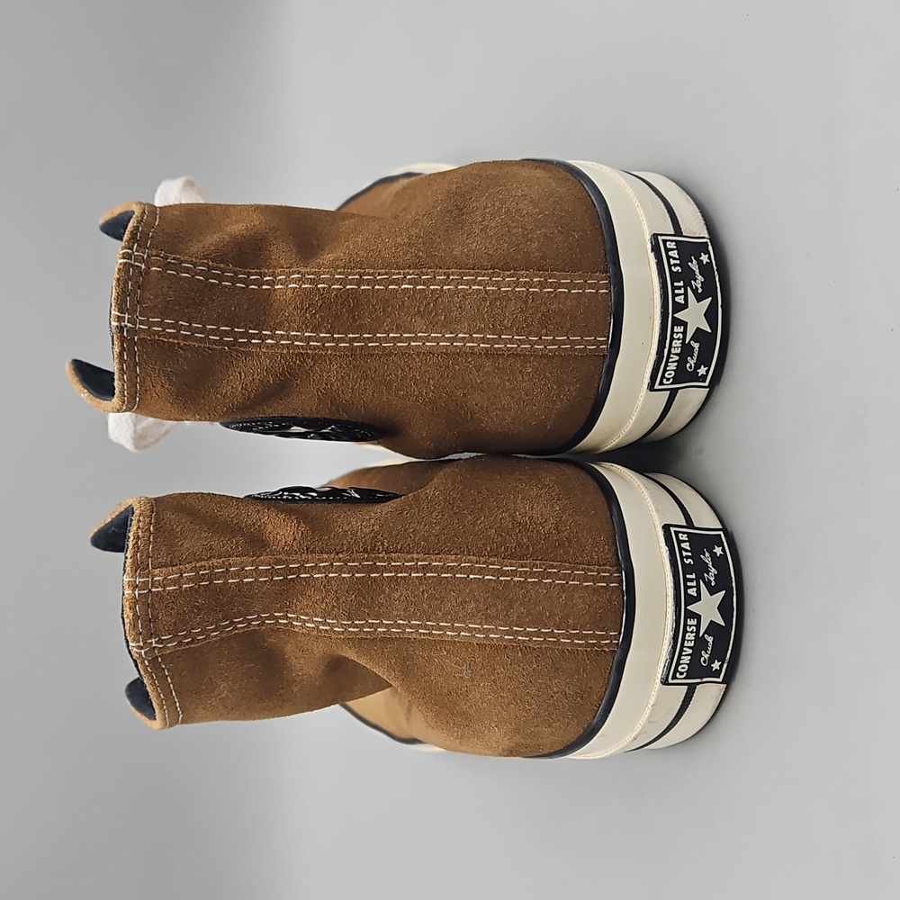 Converse Chuck Taylor Hi 'Sand Dune' Suede Hi Top Sneaker Lace Up Men 13 - Picture 10 of 12